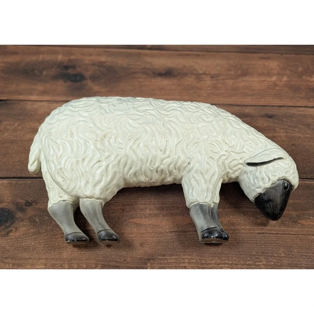 Union Products‎ Vintage Sheep Coin Bank Figurine Farmhouse Decor 1963